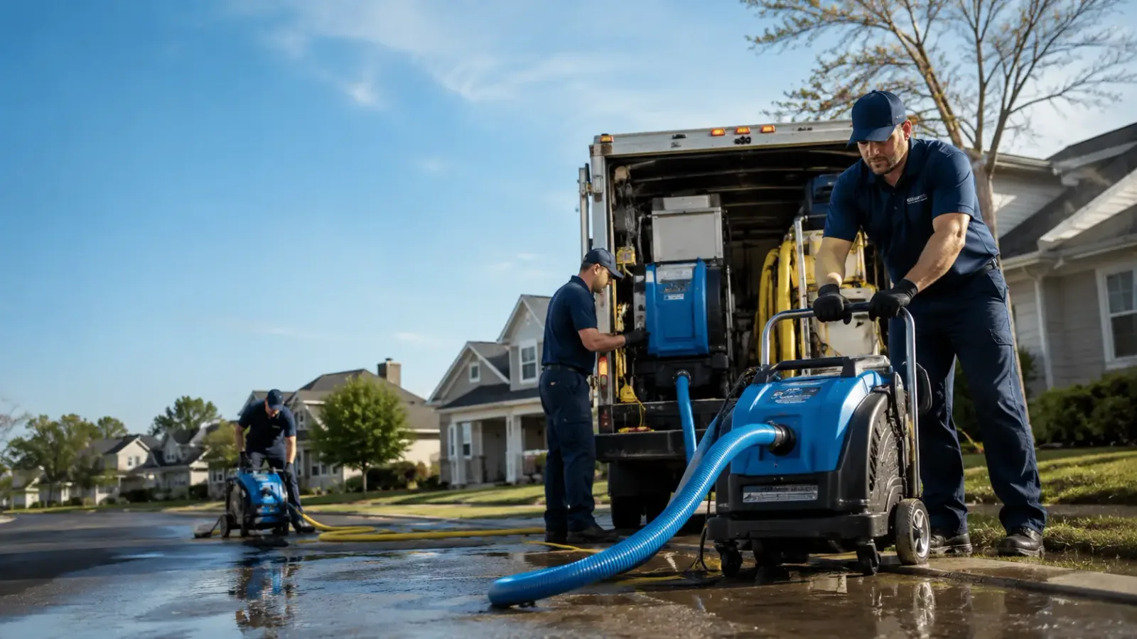 Flood Damage Cleanup in Mineral Wells, WV